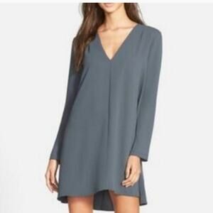 NWT ASTR The Label Dress Size XS Long Sleeve Blue